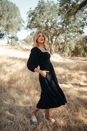 Lori Tiered Midi Dress