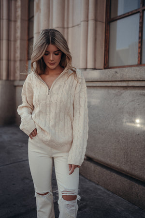 Melissa Cable Sweater