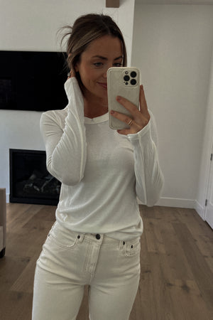 Butter Soft Ivory Top