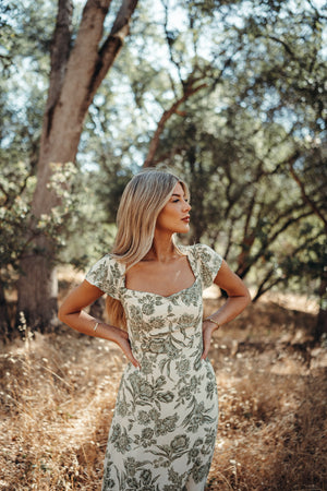 Florentina Print Dress