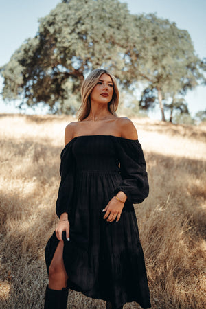 Lori Tiered Midi Dress