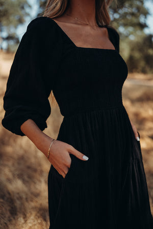 Lori Tiered Midi Dress
