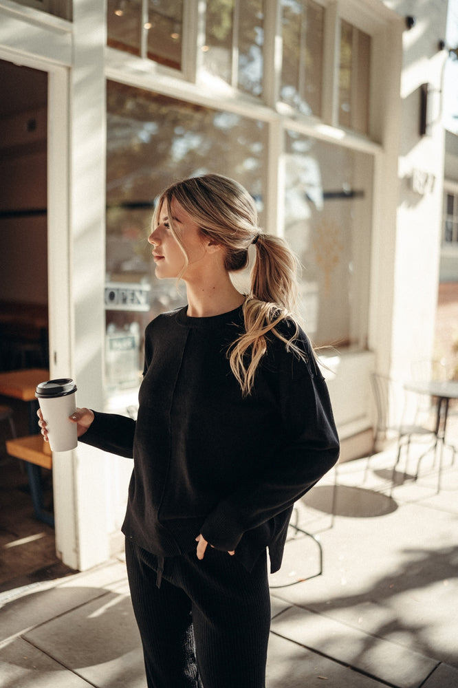 Sadie Black Sweater