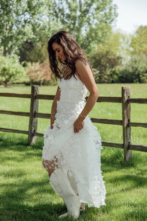 Venice White Butterfly Dress