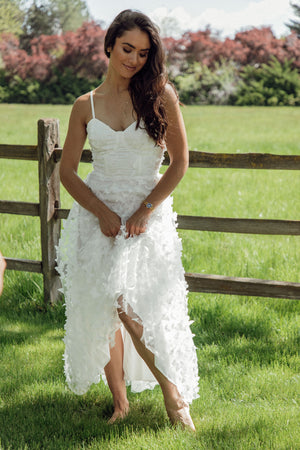 Venice White Butterfly Dress