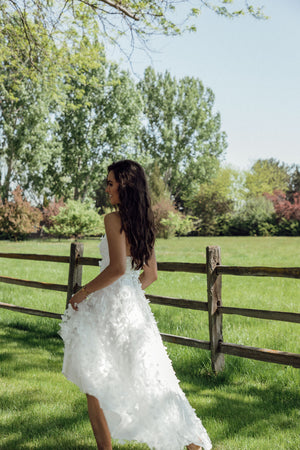 Venice White Butterfly Dress