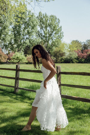 Venice White Butterfly Dress