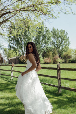 Venice White Butterfly Dress