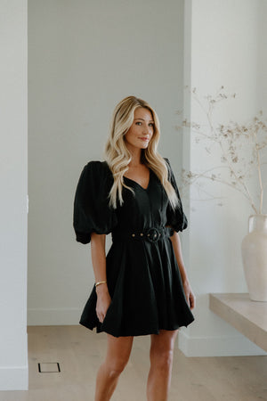 Seraphina Black Dress