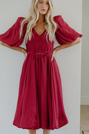 Saralynn Cognac dress