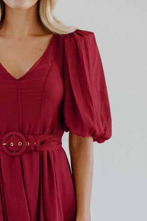 Saralynn Cognac dress