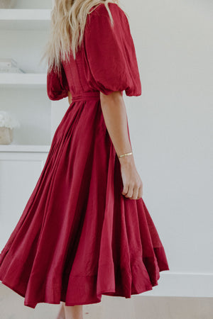 Saralynn Cognac dress