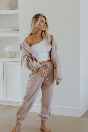 Dusty Mauve Oversized Hoodie