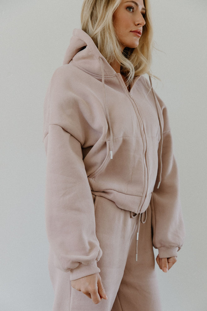 Dusty Mauve Oversized Hoodie
