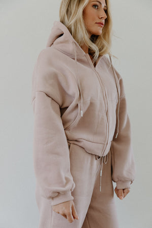 Dusty Mauve Oversized Hoodie