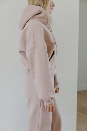 Dusty Mauve Oversized Hoodie