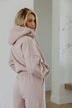 Dusty Mauve Oversized Hoodie