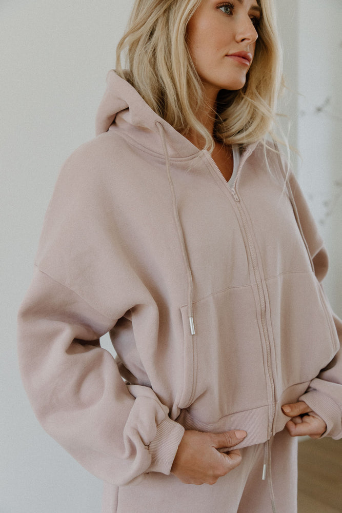 Dusty Mauve Oversized Hoodie