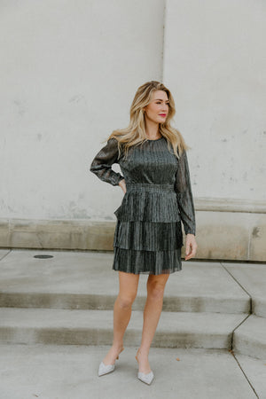Morgan Metallic  Dress