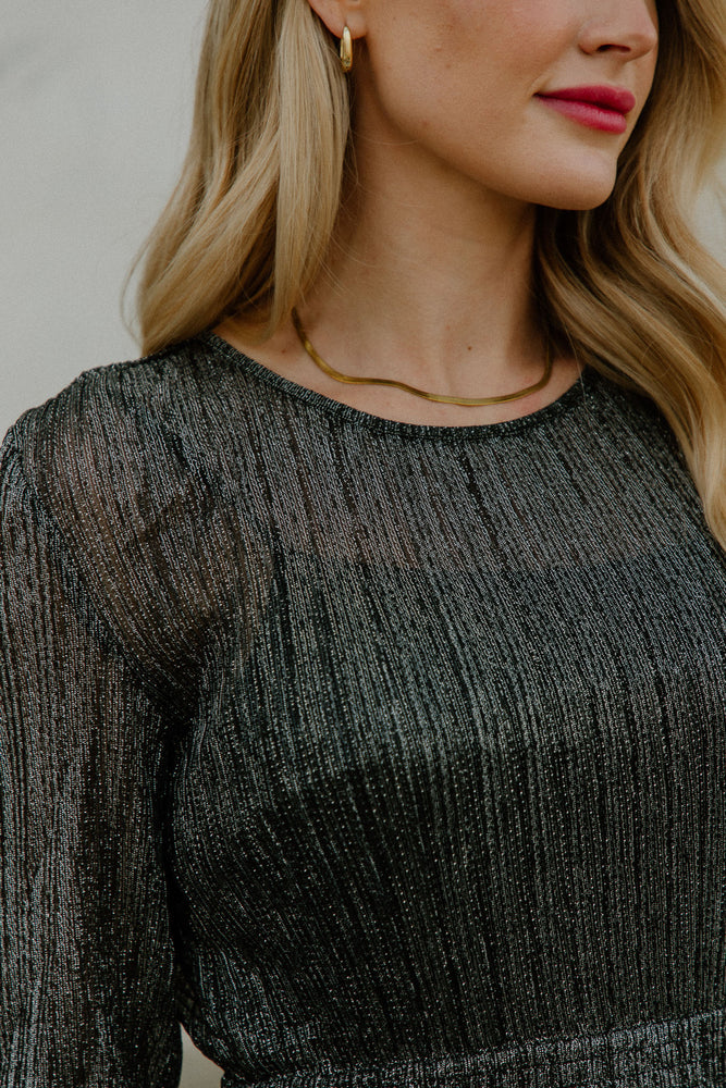 Morgan Metallic  Dress