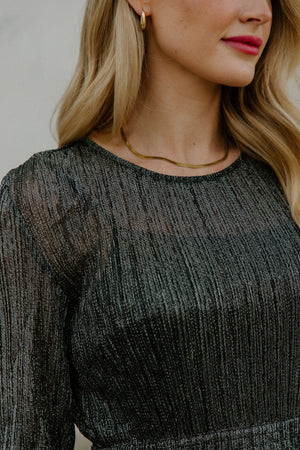 Morgan Metallic  Dress
