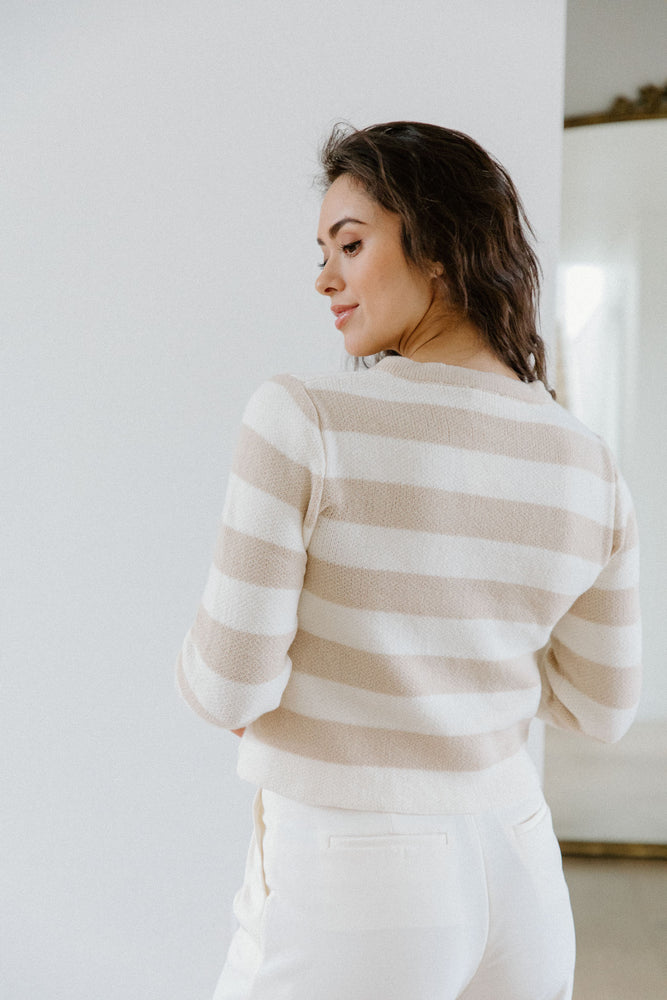 Dana Stripe Cardigan