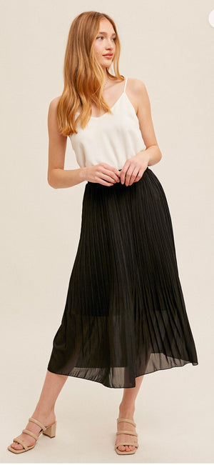 Sandra Pleated Skirt