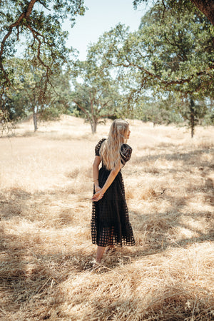 Barcelona Black Maxi Dress