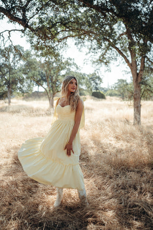Summer Poplin Tie Dress