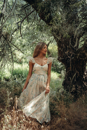 Sweetheart Floral Dress