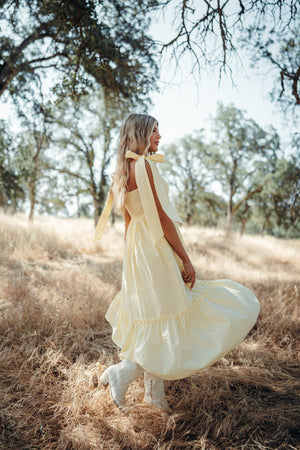 Summer Poplin Tie Dress