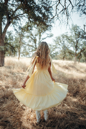 Summer Poplin Tie Dress