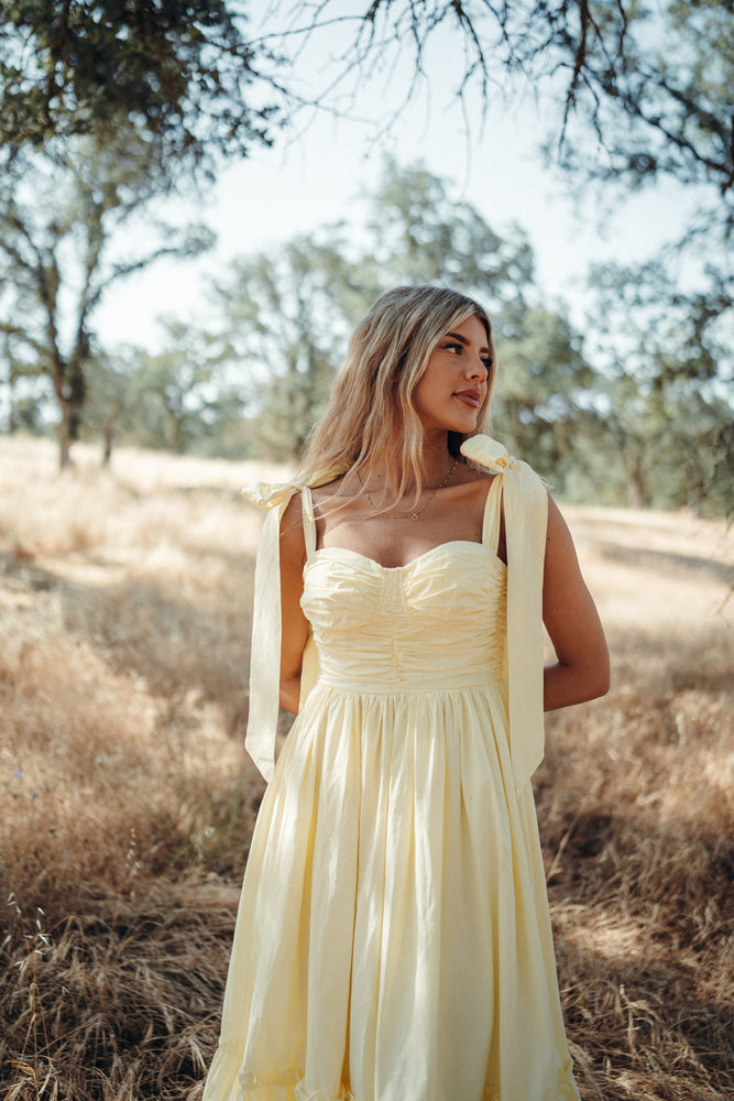 Summer Poplin Tie Dress