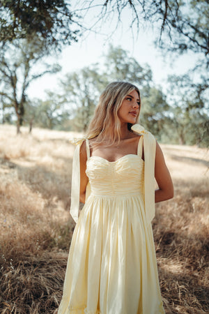 Summer Poplin Tie Dress