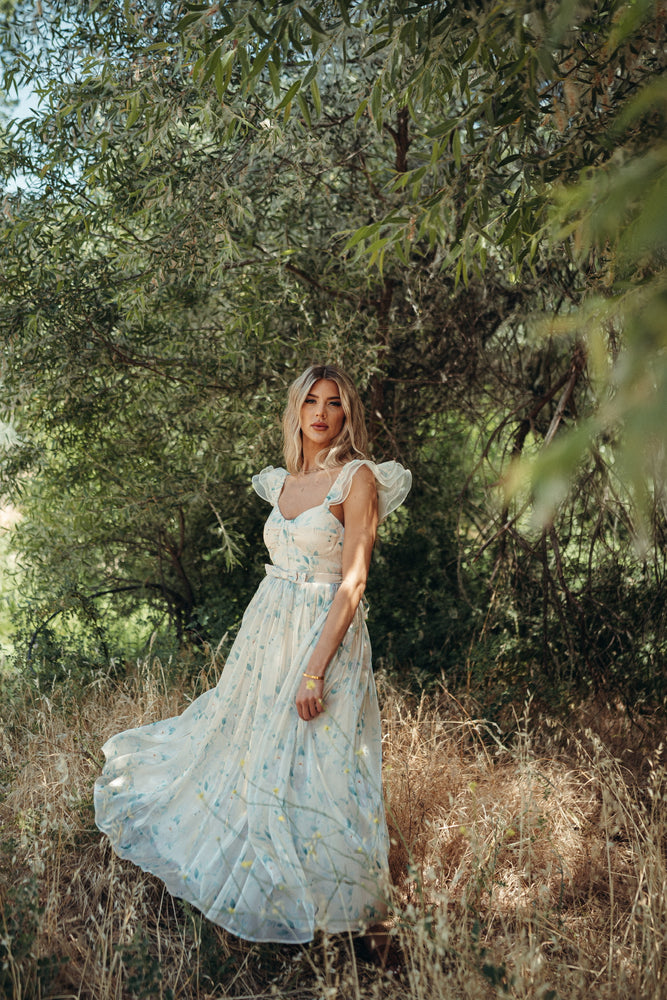 Sweetheart Floral Dress