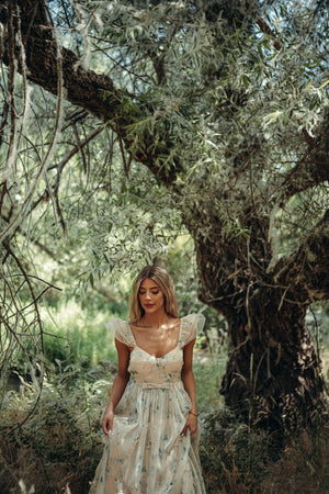 Sweetheart Floral Dress