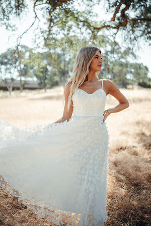 Venice White Butterfly Dress