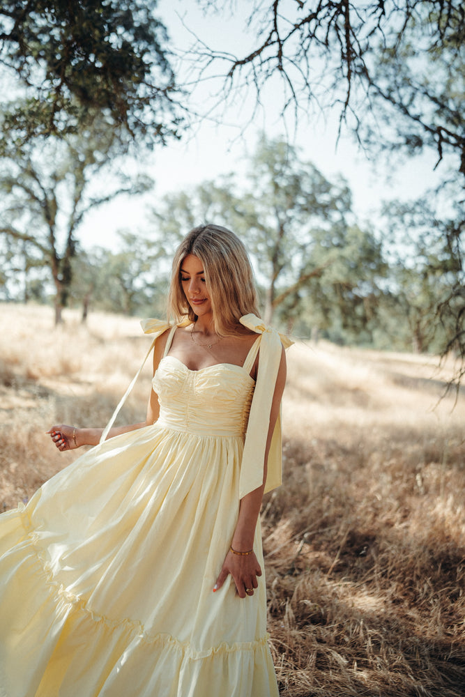 Summer Poplin Tie Dress