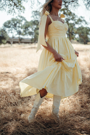 Summer Poplin Tie Dress