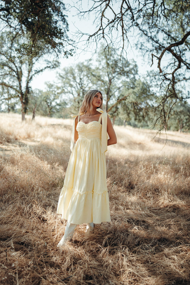 Summer Poplin Tie Dress