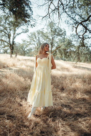 Summer Poplin Tie Dress