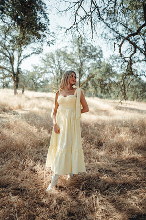 Summer Poplin Tie Dress