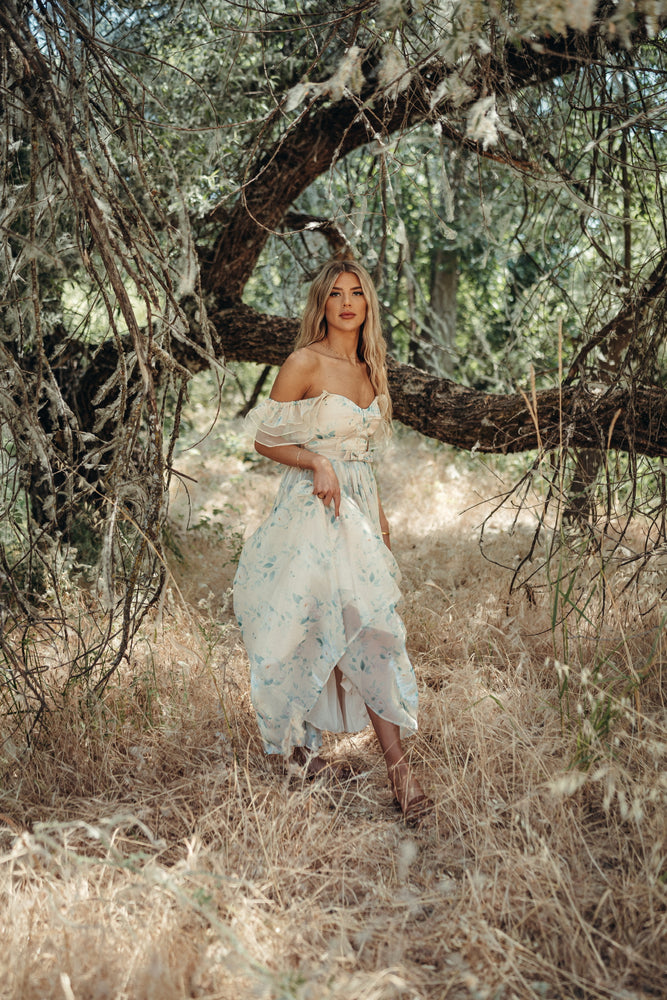 Sweetheart Floral Dress