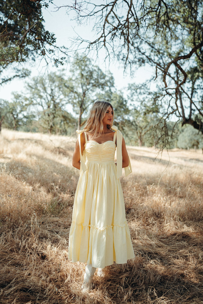 Summer Poplin Tie Dress