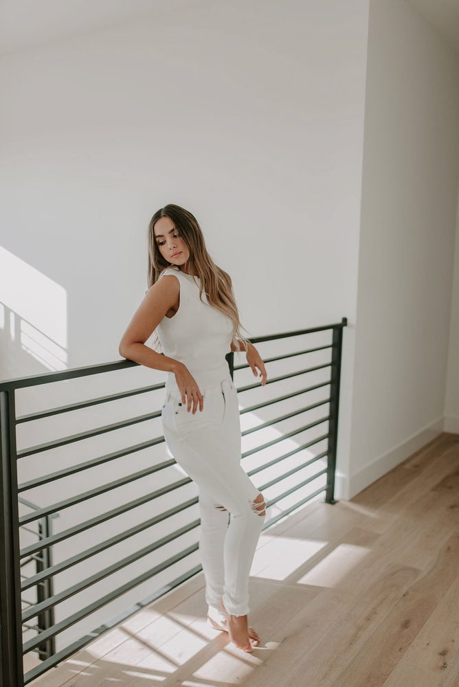 White Layla High Rise Jeans