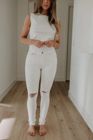 White Layla High Rise Jeans
