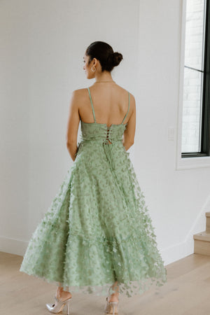 
            
                Load image into Gallery viewer, Sage Venice Butterfly Dress
            
        