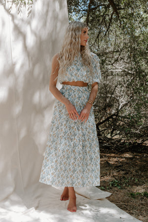 Santorini Embroidered Skirt