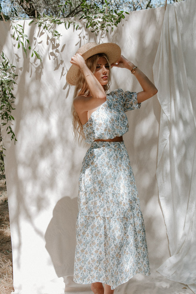 Santorini Embroidered Top