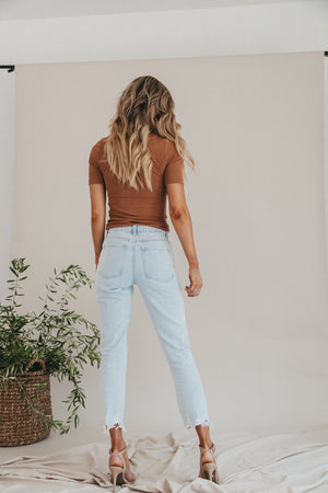 Sienna High Rise Crop Jean